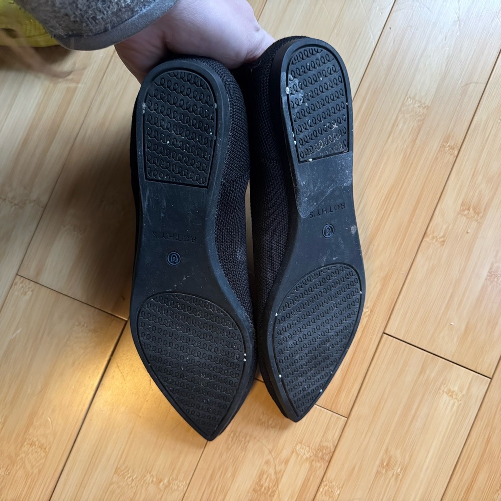 Rothy's Black and Blue Women's Flats - Picture 2 of 3